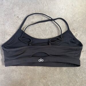 ALO Yoga Airlift Black Sports Bra
